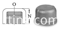 pipe-fittings-stainless-steel-pipe-caps-dims